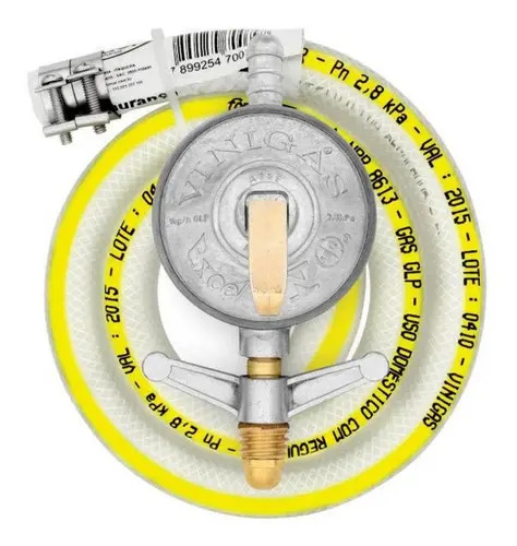 REGULADOR GAS C/MAN.125CM 1KG VINI