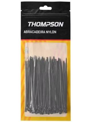 ABRACADEIRA NYLON 250X4,8MM C/100 PTA THOMPSON  -  REF 784