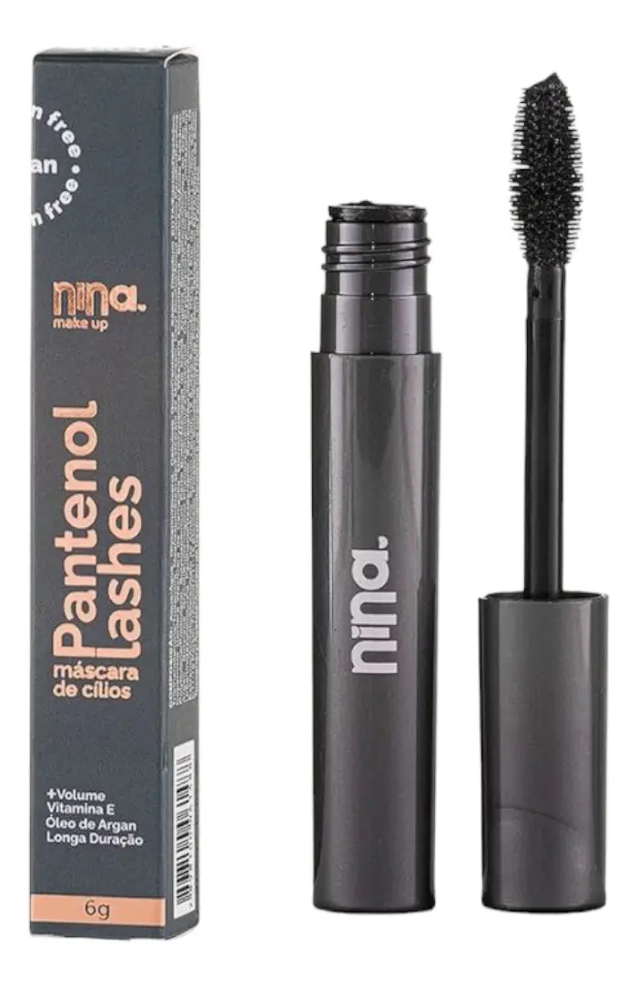 NINA MÁSCARA DE CÍLIOS PANTENOL LASHES (VOLUME)