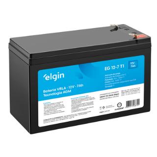 BATERIA 12V 7Ah ELGIN VRLA EG 12-7 T1
