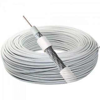 CABO COAXIAL PARA ANTENA RG6 67 DAXIS 100MT