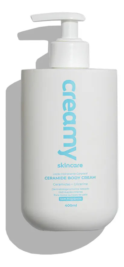CERAMIDE BODY CREAM SEM FRAGRANCIA 400ML CREAMY - CREAMY