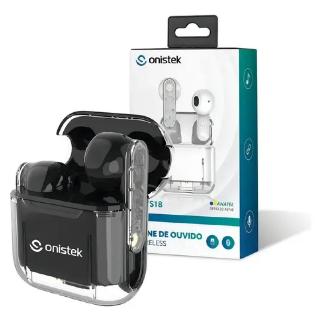 FONE DE OUVIDO SEM FIO EARBUDS BLUET. 5.0 ON-TWS18 ONISTEK