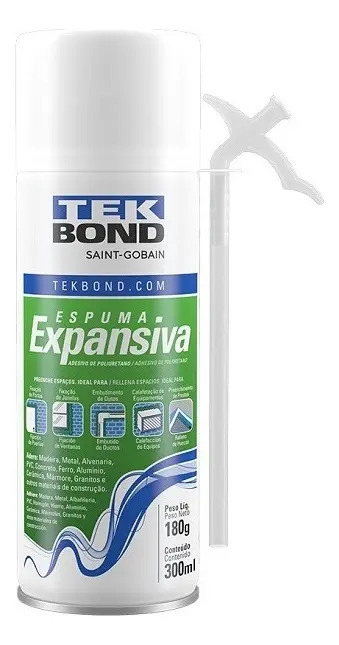 ESPUMA EXPANSIVA TEK BOND PU 180G/300ML