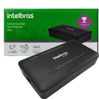 SWITCH 8P 100/1000 GIGA SG 800 Q INTELBRAS 4760079