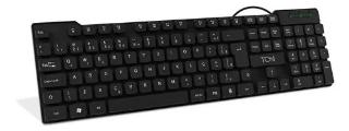TECLADO COM FIO SLIM 950 TCN PRETO