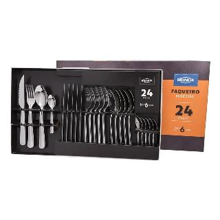 FAQUEIRO INOX 24PC MODENA   BRINOX
