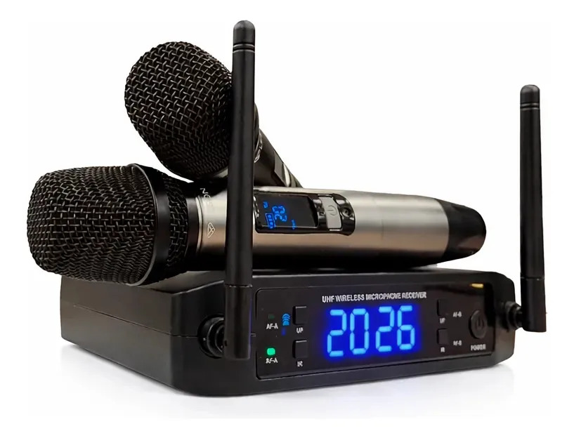 MICROFONE S/ FIO DUPLO LS926
