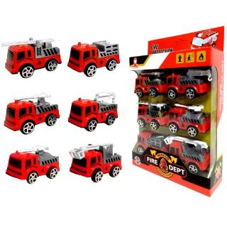 KIT CARRINHO BOMBEIRO C/6
