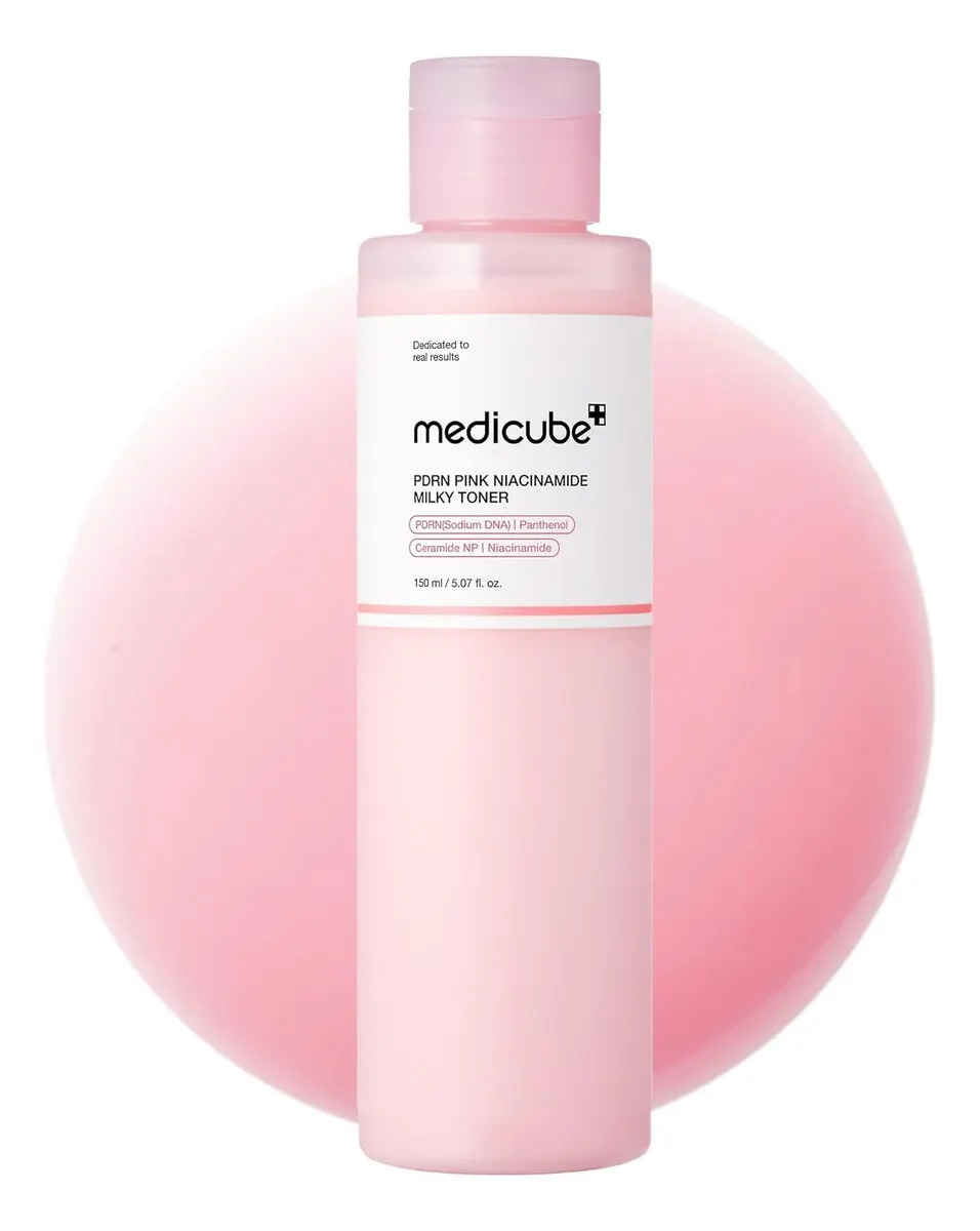 Tônico PDRN Medicube Niacinamide Milky Toner Medicube Pink 150ml