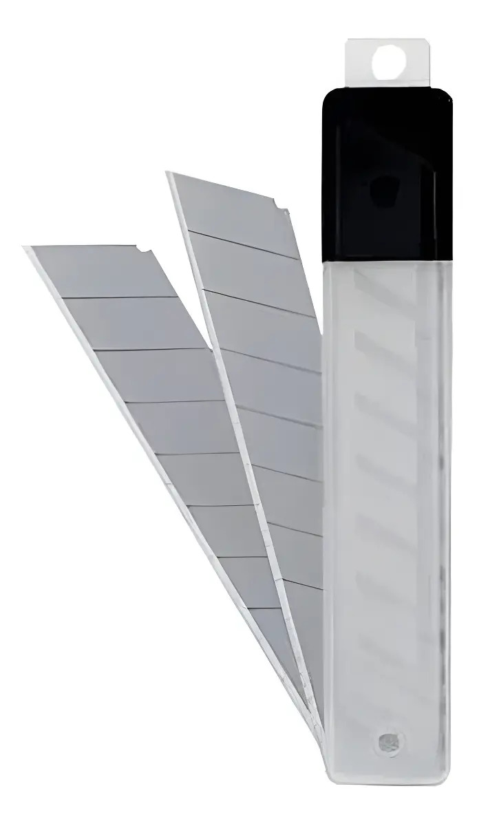 LAMINA ESTILETE BAZZE 18MM C/10 B4012 1X1