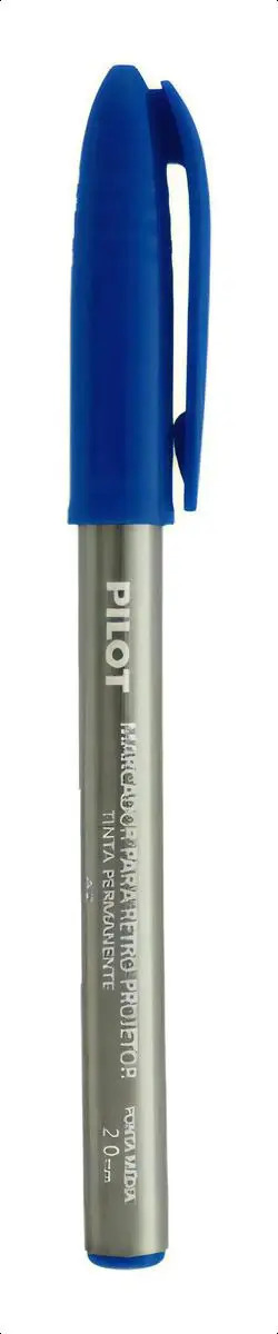 MARCADOR P/CD-DVD PERMANENTE 2MM AZUL 1X12
