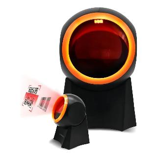 Leitor De Código De Barras Fixo Pdv Usb 2D Qr Code Baisec Cor Preto