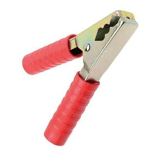 GARRA JACARE BATERIA GRANDE 300A 135MM VERMELHA