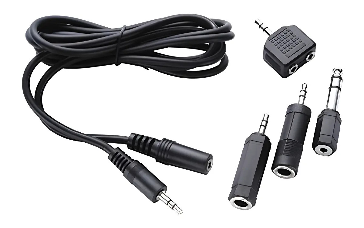 KIT ADAPTADOR CABO P2 ST+J2 ST 1,80M C/ 4 ADAPTADO