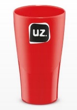 COPOS 500ML VERMELHO SOLIDO DE PLASTICO