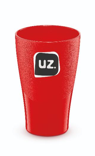 COPOS 300ML VERMELHO SOLIDO DE PLASTICO