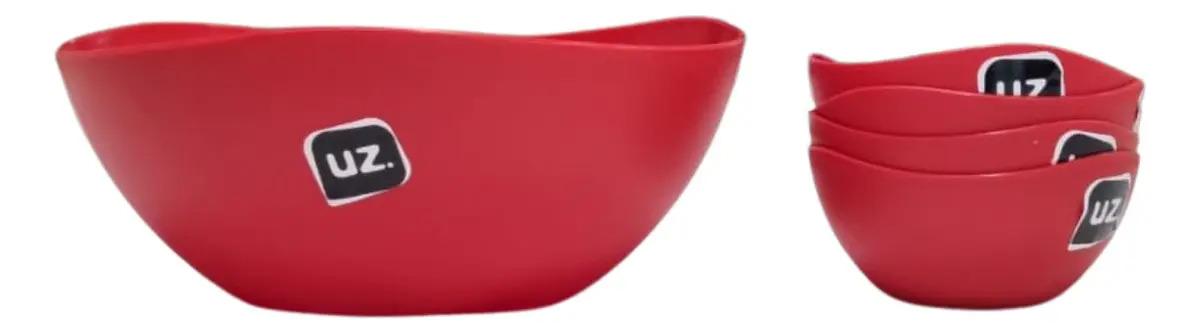 CREMEIRAS 300ML VERMELHO SOLIDO DE PLASTICO