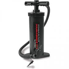 BOMBA ENCHER MANUAL DOUBLE QUICK 37CM INTEX