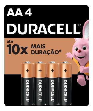 PILHA DURACELL AL.PQ. AA4 4X1