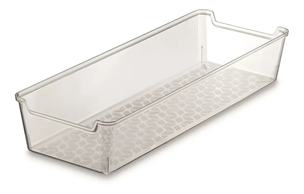 ORGANIZADOR DE GAVETA LISO 125X340 TRANSPARENTE TR