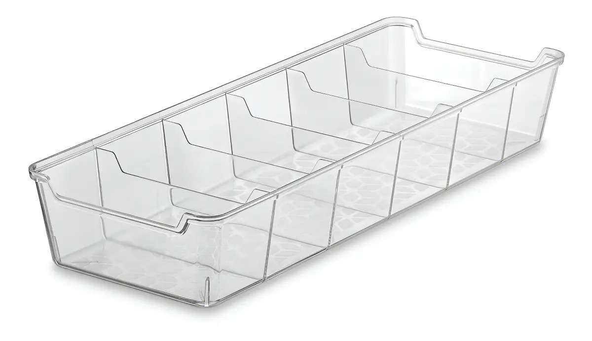 ORGANIZADOR DE GAVETA 85X255 TRANSPARENTE TRANSLUC