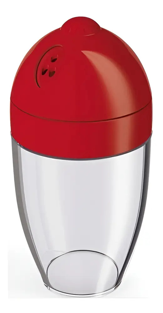 PORTA CONDIMENTOS 300ML VERMELHO SOLIDO DE PLASTIC