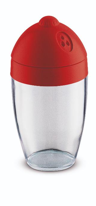 PORTA CONDIMENTOS 300ML VERMELHO SOLIDO DE PLASTIC