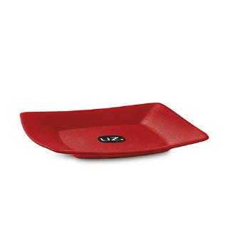 PRATOS LANCHE P VERMELHO SOLIDO DE PLASTICO
