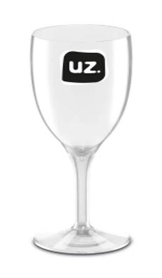 TACA PARA VINHO/AGUA 350ML TRANSPARENTE TRANSLUCID