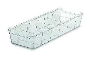 ORGANIZADOR DE GAVETA DIVISÓRIAS 125X340 TRANSPARE
