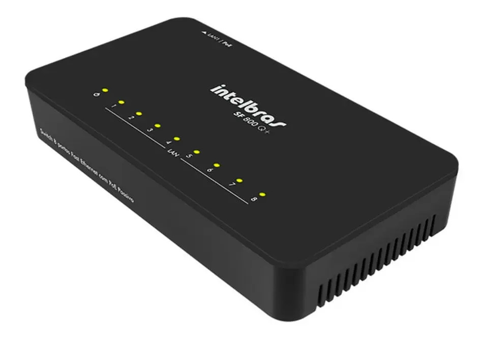 SWITCH 8 PORTA QOS SF 800 Q INTELBRAS VLAN UTRA