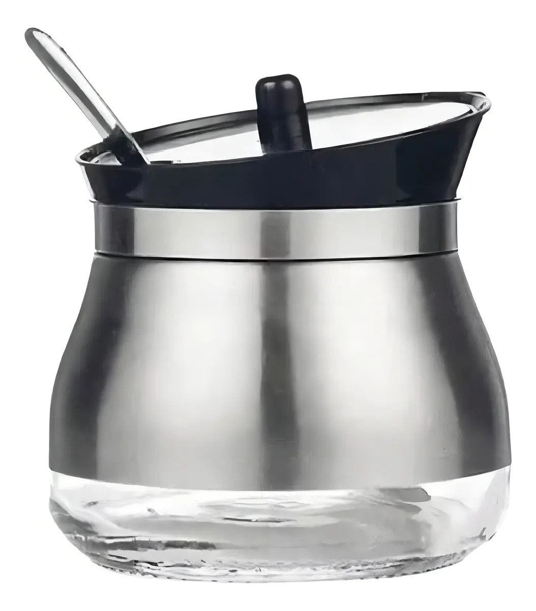 ACUCAREIRO INOX COM COLHER