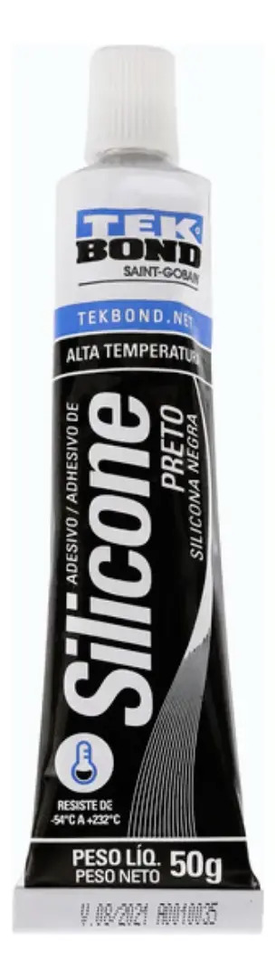 COLA ADESIVO SILICONE ALTA TEMP 50G PTA