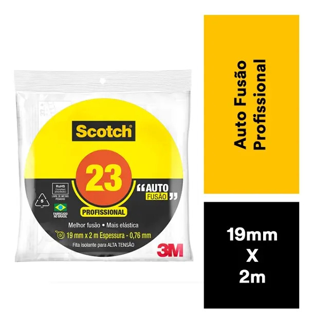 FITA ISOLANTE AUTO FUSAO 02M SCOTCH 23BR
