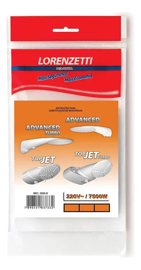 RESIST DUCHA ADVANCED/TOP JET 7500W 220V