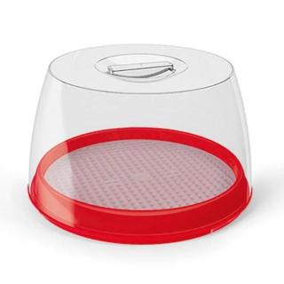 QUEIJEIRAS VERMELHO SOLIDO DE PLASTICO