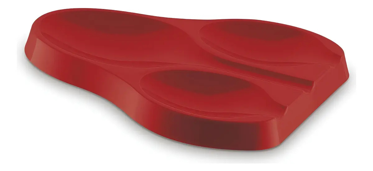 SUPORTES P/ COLHER PLUS VERMELHO SOLIDO DE PLAS