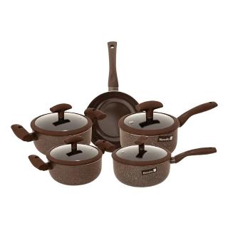 CONJUNTO PANELA SPÇ MARRON HERCULES PA300-5PMA