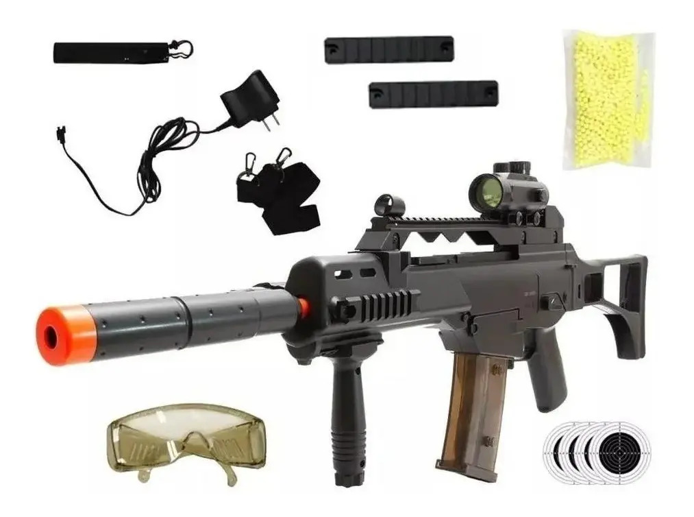 RIFLE ELET AIRSOFT 6MM CYMA G36 CM021 ROSSI  -  R
