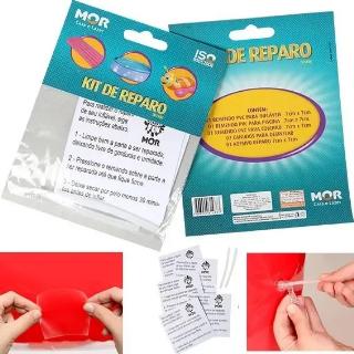 KIT REPARO INFLAVEIS, PISCINA E COLCHAO INFLAVEL
