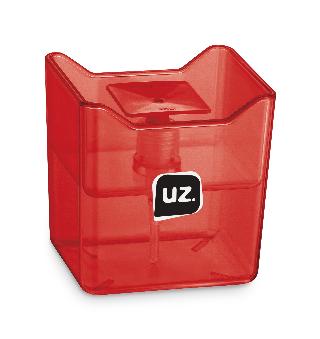DISPENSER PREMIUM VERMELHO TRANSLUCIDO DE PLASTI