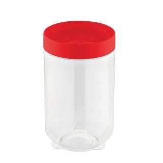 ORGANIZADOR CONECTA 0,9L TRANS. C/ TAMPA VERMEL