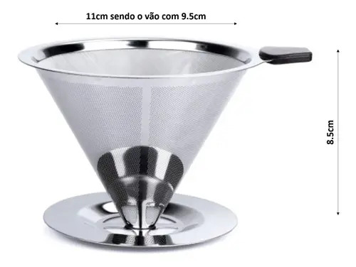 COADOR/FILTRO DE CAFE INOX