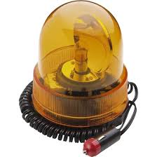 LUZ DE EMERGENCIA GIRATORIA 12V AMARELA