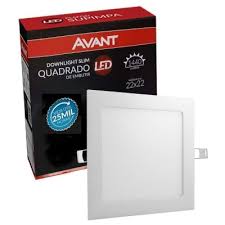 PAINEL LED AVANT EMB QUA 18W BR BI 22X22