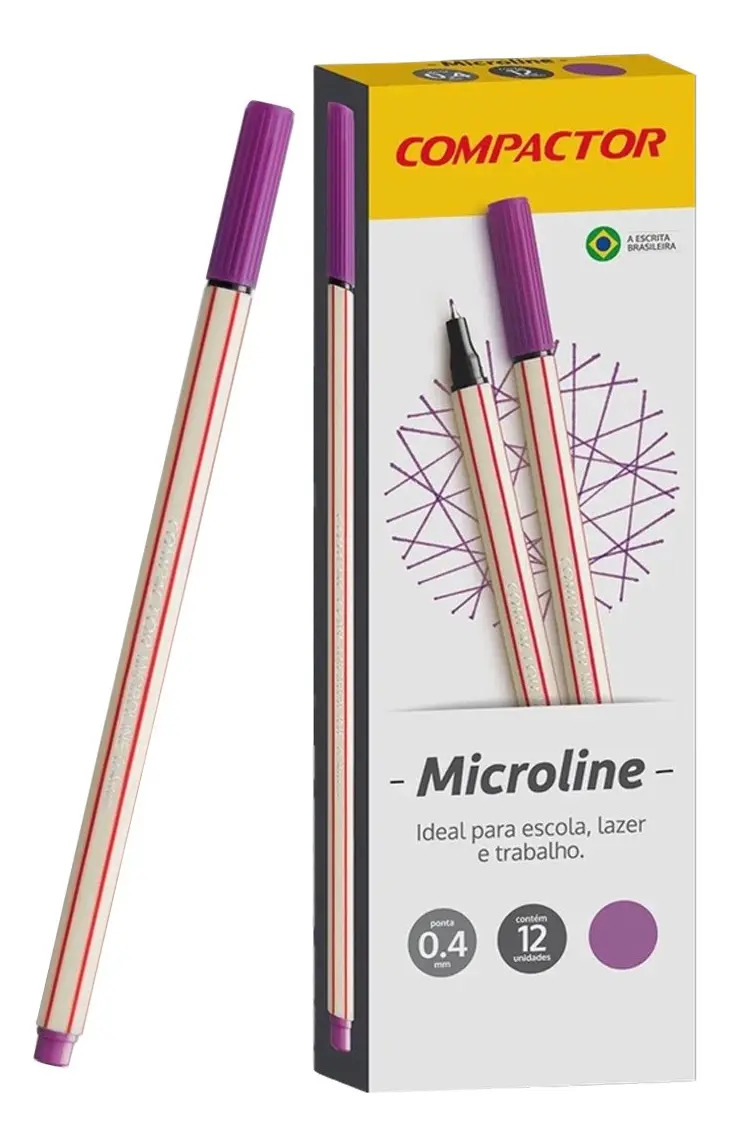 CANETA COMPACTOR  0.4 MICROLIN  VIOLETA