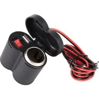 CARREGADOR PARA MOTO USB 12V