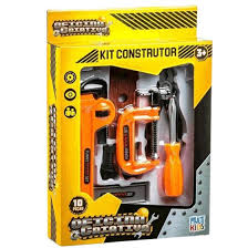 OFICINA CRIATIVA KIT CONSTRUTOR COM 10PC