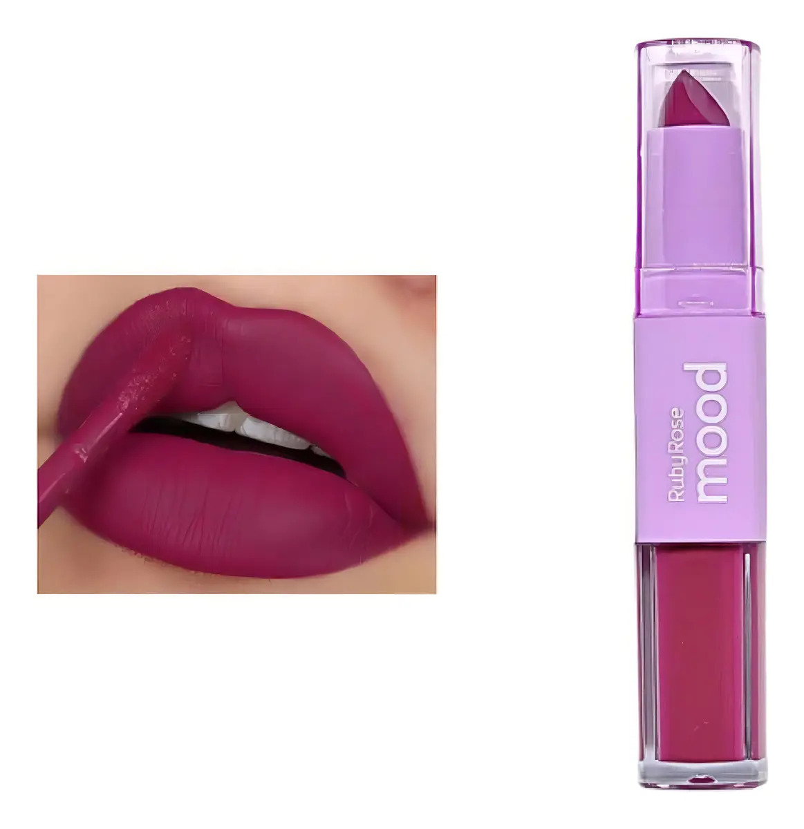 BATOM DUO MOOD LIQUIDO RUBY ROSE  CM08